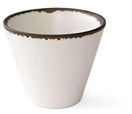 Nankei - japanische Teetasse Senchawan Kuronagasi, Banko Ton. Weiß und fasst ca. 80 ml