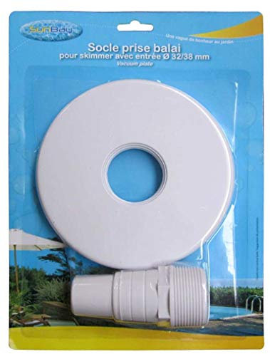 Socle prise balai Ø32/38mm (pour piscines bois SUNBAY)