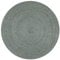 vidaXL Teppich Handgefertigt Kurzflor Wohnzimmerteppich Juteteppich Handwebteppich Läufer Schlafzimmer Flur Geflochtene Jute Rund 150cm Olivgrün