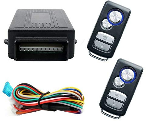 Style10 Kit de verrouillage de porte de voiture universel avec boîte Contorl + 2 télécommandes de rechange pour serrure centrale de voiture