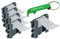 5 x Sockel-Halterung für 19 mm Blende + 3in1 Werkzeug Küche Befestigung Sockelklammer Blendenhalter Sockelclip Befestigungsclip Sockelhalter HÄFELE Küche