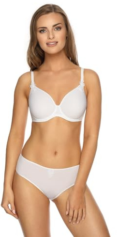 VIANIA! Bügel-BH 211400 Betty gemoldete Spacercups schmale Träger Farbe Weiß, Größe:100, Cup:B