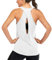 Superora Tanktops Damen Sport Yoga Racerback Fitness Running Workout Lauftop Ärmellos Shirt Oberteile