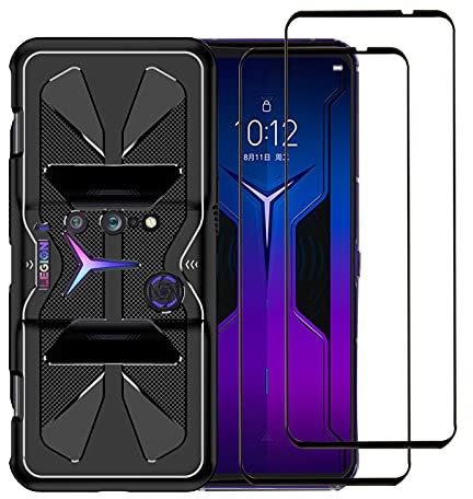 GMUJIAO Funda para Lenovo Legion Duel 2/2 Pro,Cáscara de Tup,Cubierta Suave Parachoques a Prueba de Golpes,Cubierta Anti Caída -Negro