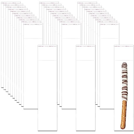Selbstklebenden Plastiktüten Lange 100stk Transparente Cellophantaschen für Schmuck 5x20cm Plastiktüte Selbstklebende Zellophanbeutel 50µm Bookmark Schokolade Lutscher Stabkerzen Party Dekorativ