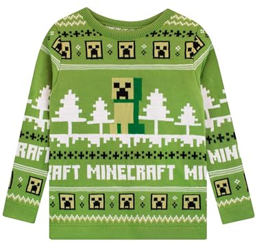 Minecraft Boys Christmas Jumper