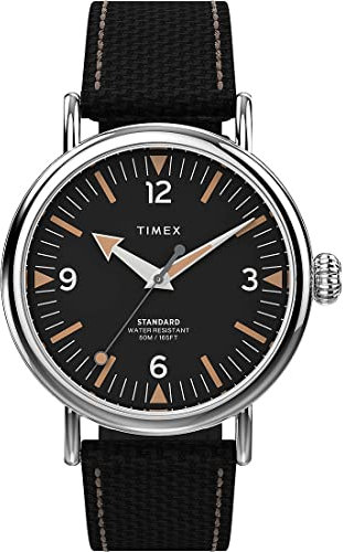 Timex Herren Analog Armbanuhr mit Stoffband Standard Collection