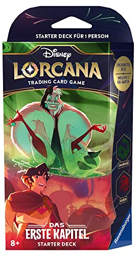 Disney Lorcana Trading Card Game: Das Erste Kapitel -Starter Deck Smaragd und Rubin (Deutsch)