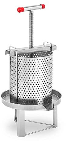 Wiesenfield WIE-WP-8 Wachspresse manuell Edelstahl 35 x 46 cm Bienenwachspresse Wachspresse Imkerei