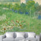 Wandteppich für Schlafzimmer, Van Gogh, Wandbehang, Blumen-Wandteppich, Ästhetik, floraler Wandteppich, große Kunst, Raumdekoration, Wandteppich, Wandbehang, grüne Poster, Hintergrund für Wohnheim,