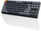 Keychron K8 80% Layout Hot-Swap Juegos Teclado Mecánico，Inalámbrico Bluetooth/Cable USB Tipo-C Retroiluminación RGB Gateron G Pro Interruptor Rojo Marco de Aluminio para Mac Windows(ES Layout)