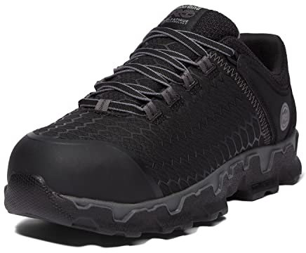 Timberland PRO Powertrain Sport Alloy Safety Toe Industrial Athletic Work Shoe, Scarpe da Lavoro Sportive Uomo, Nero, 43 EU