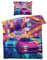 Generisch Bettwäsche JDM 135x200 - Japanische Sportwagen Wendebettwäsche, 110gsm Mikrofaser, Weiche & Kuschelige & Bügelfreie Bettbezug 2er Set, 1 Kopfkissenbezug 80x80, mit Reißverschluss &2364