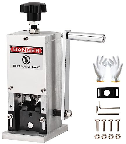 Towallmark Kabelschälmaschine Abisolierdurchmesser 1,5-25 mm, Abisoliermaschine Abisoliergeschwindigkeit 50 Fuß/Min, Professionelle Kabel Abisolierwerkzeug für Das Recycling von Kupferdrähten