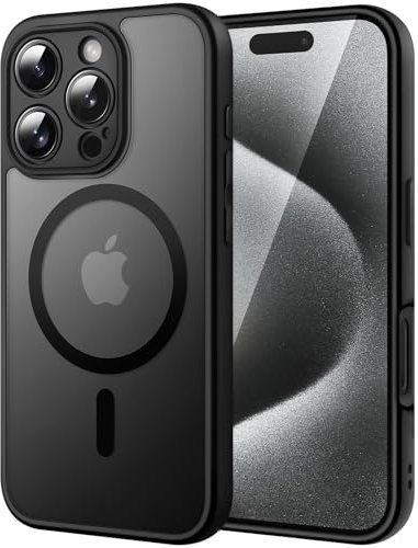 BENNALD Magnetisch Hülle für iPhone 16 Pro, Handyhülle für iPhone 16 Pro Case Stoßfeste Matt Handyhülle Case mit militärischem Schutz, Kompatibel mit MagSafe Zubehör
