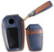HIBEYO Display Key Hülle Passt für BMW Display LCD 5er 7er 6er 8er i8 i12 i15 740i 528Li 540Li G11 G12 G30 G31 X3 G01 X4 X5 X7 Autoschlüssel hülle Schutzhülle Schlüsselbox Schlüsselgehäuse-Blau