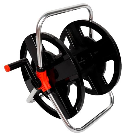 35 Meter Rollender Schlauchwagen mit Klappgriff, Tragbarer Schlauchaufroller, Schlauchständer, Landwirtschaft für den Garten