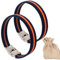 RA RETAIL AMZ Pulsera españa. Pulseras bandera españa elástica hombre/mujer (Unisex) Pulsera bandera españa con cierre. 18 centímetros. Ajustable elástica (1-2 cm). (AZUL X2 UNIDADES)