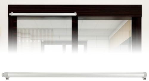 DOJBK Chiudiporta Scorrevole Slideback, chiudiporta Scorrevole Automatico, Ammortizzatore Pneumatico Silenzioso, Forza di trazione Massima 80 kg, per Porte da 29,5 a 51 Pollici