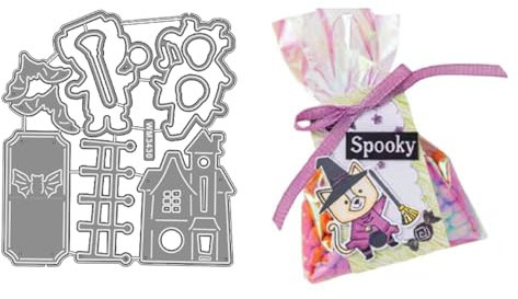 2025 Neue Weihnachtstag Klar Stempel Und Metall Schneiden Sterben Set, Für DIY Scrapbooking Handwerk Allerheiligen Geburtstag Grußkarte Feiertage (M3430-stempel und Stanzformen Set)