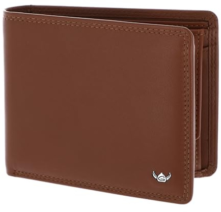 Golden Head Leder Geldbörse Polo RFID Protect Scheintasche 1427 Cognac braun