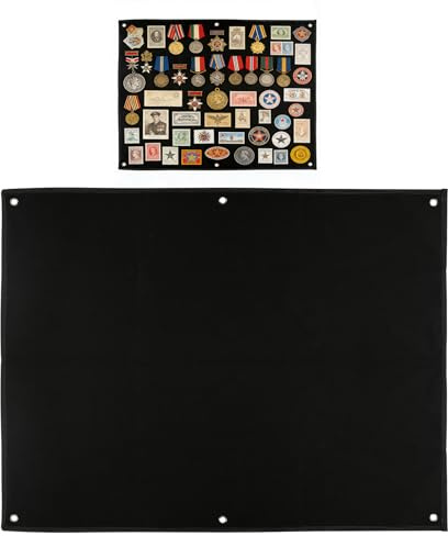 Pannello Raccolta Patch Militari Tattici 85 x 70 cm Pannello da Parete Tattico Militare con 6 Occhielli Morale Pannello Patch Pieghevole Pannello di Visualizzazione Patch per Adesivi Distintivi