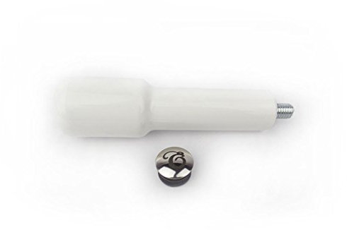 Edesia Espress - Mango para portafiltros de cafetera exprés - Plástico - Blanco - Rosca M10