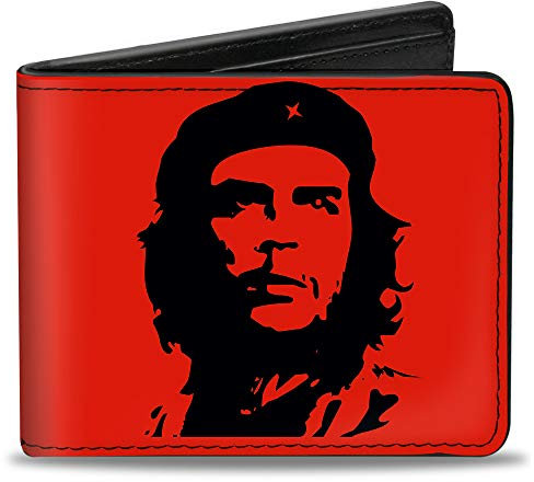 Buckle-Down Herren Bifold Wallet Che Guevara Reisezubehör-Bi-Fold-Brieftasche, Mehrfarbig, 4.0 x 3.5