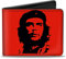 Buckle-Down Herren Bifold Wallet Che Guevara Reisezubehör-Bi-Fold-Brieftasche, Mehrfarbig, 4.0 x 3.5