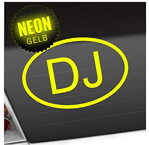 Kiwistar - Autoaufkleber - Dschibuti DJ Heckscheibe - Aufkleber Auto Kfz Fahrrad, LKW, Truck Mofa