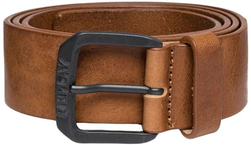 Replay Herren Gürtel aus Leder, Tan 045 (Braun), 85