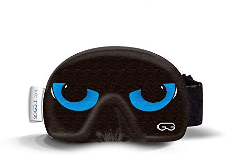 SOGGLE Skibrillen Schutz Überzug aus Mikrofaser (one Size), Farbe:Eyes 02 Blue