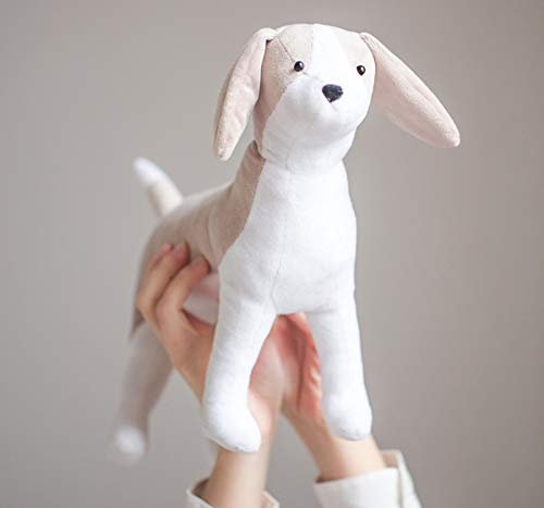 GMMH Nähset Bastelset zum Selbermachen, Hund, Puppen Set, Puppe selbst nähen, Stoffpuppe, Geschenk, Arts and Crafts, DIY (Anleitung auf Russisch)