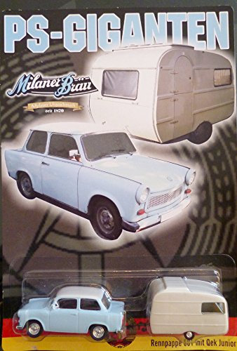 vielesguenstig-2013 DDR PKW Modell Sammlermodell Trabant Trabi 601 mit Qek Junior PS-Giganten Milaner Bräu