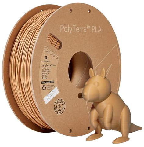 Polymaker PolyTerra PLA Wood Brown - 1.75mm - 1kg
