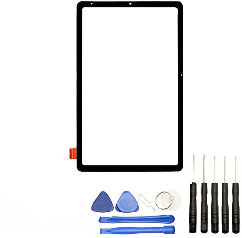 Visiodirect® Vitre ecran Tactile Compatible avec Samsung Galaxy Tab S6 Lite SM-P610 SM-P615 10.4 Noir + Kit Outils