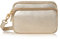 Montte Di Jinne - 100% Made in Italy - Soft Leather Women's Small Cross Body Shoulder Bag Small Camera Bag with a Pocket at Front (GOLD)