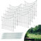 Tubiaz Clôture de Jardin en Métal, d'étang 22 pièces -10 éléments et 12 barres fixation, Clôtures grillagées pour Motif Paysage, Chiens (sous arc), Arche Inférieure, (M2-GGP6105r)