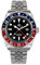 San Martin 40 mm Luxus-Sport-Stil, voll leuchtende GMT Uhren, bidirektionale Lünette, Saphirglas, mechanische Automatikuhr, black