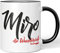 JUNIWORDS Tasse, Miro, die Wundervolle, Schwarz (5272619)