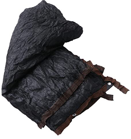 YARNOW 1Pc 8 Tessuto Ombra Giardino Sole Netto Patio Ombra L'Ombra Panno Oscurante Ombreggiante Spessa Ombreggiante Isolante Griglia Nera Protezione Solare Ombra Pannello