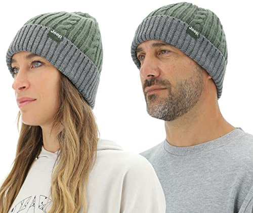 JEEP O102602-E857 J Twisted Tricot HAT J22W Unisex Agave Green/Dark GM Uni
