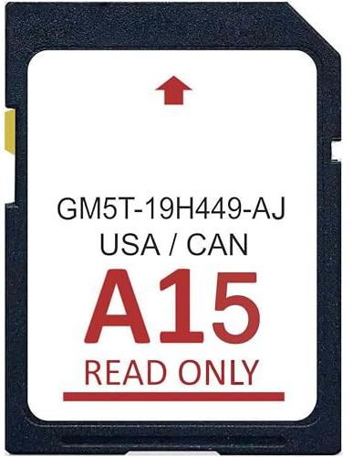 2026 Latest A15 Navigation Car GPS SD Card GM5T-19H449-AJ Compatible with Lincoln&Ford Support USA/Canada New Maps