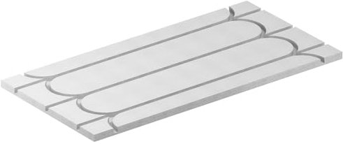 Fermacell FCEE Fußbodenheizelement Therm25 1000x500x25mm (90x Platten (Palette))