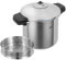 Kuhn Rikon DUROMATIC® INOX Seitengriffmodell Set 5.0L/22 cm + Dämpfeinsatz, Schnellkochtopf, Dampfkochtopf