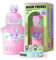 CODiLLO Trinkflasche für Kinder, Edelstahl, Thermoflasche, BPA-frei, Wasserflasche mit Strohhalm, Thermoskanne 450 ml (Rosa)