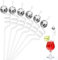 5/10Pcs Reusable Straw, Mirror Disco Ball Straws, Reusable1970s Disco Decorative Disco Party Straws, Cocktail Straws, Disco Theme Straws for Disco Themed Party Decorations Wedding Birthday (5Pcs)