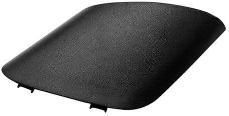 Housse de rétroviseur pour Fiat 500 2007-2024, housse de rétroviseur de voiture noire, housse de tige de valve, bras de rétroviseur extérieur de voiture (gauche)