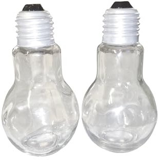 C.X.Y. 30 tarros de cristal con forma de bombillas, botellas, recipientes, bomboneras decorativas