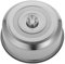 ANDRESLAD Thickened Stainless Steel Steamer Microwave Ovens Bbq Grill Accessories Food Cover for Microwave Oven Flattop Grill Cover Magnetic Microwave Splash Cover Food Covers Dome Silver
